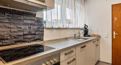 Holiday Apartment "Wiesenblick" with Private Terrace, Shared Garden & Wi-Fi