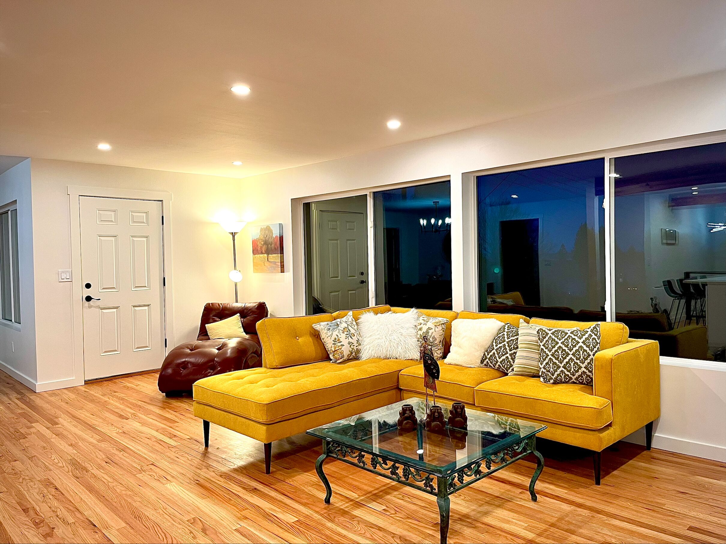 TV connectée, cheminée