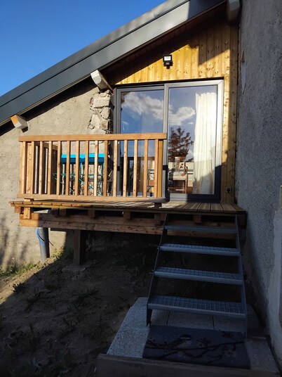 "Gîte Du Bachat", con vistas a la montaña y terraza privada