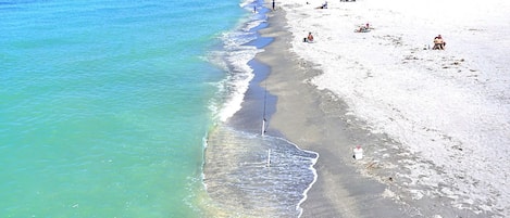 Sun loungers, beach towels