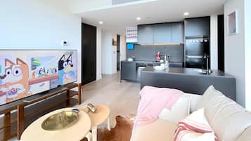 2 bedrooms, blackout drapes, iron/ironing board, free WiFi