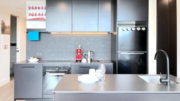 2 bedrooms, blackout curtains, iron/ironing board, free WiFi