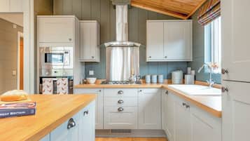 Fridge, oven, stovetop, toaster