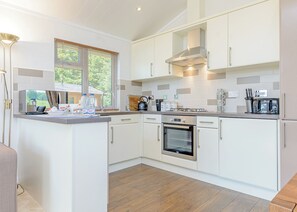 Fridge, oven, stovetop, dishwasher - 2 bedroom accommodation in Narberth, Nr Tenby (Narberth, Nr Tenby)