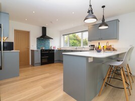 Fridge, dishwasher, electric kettle, toaster