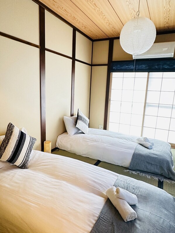 2 間睡房、書桌、免費 Wi-Fi、床單