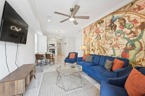 Smart TV, books, offices