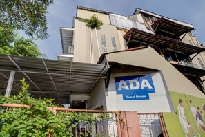 Voorkant van accommodatie