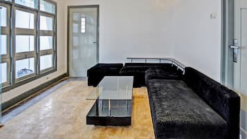 Sittområde i lobbyn