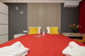 1 habitación, tabla de planchar con plancha, wifi y ropa de cama 