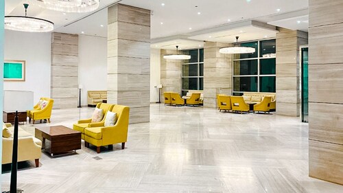 apartment building with breathtaking city views of the city