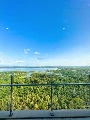 Vue depuis l’hébergement