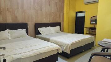 Kamar Keluarga | 1 kamar tidur, meja kerja, Wi-Fi gratis, dan seprai linen