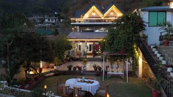 Overnatningsstedets facade