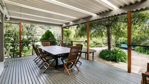 Outdoor dining