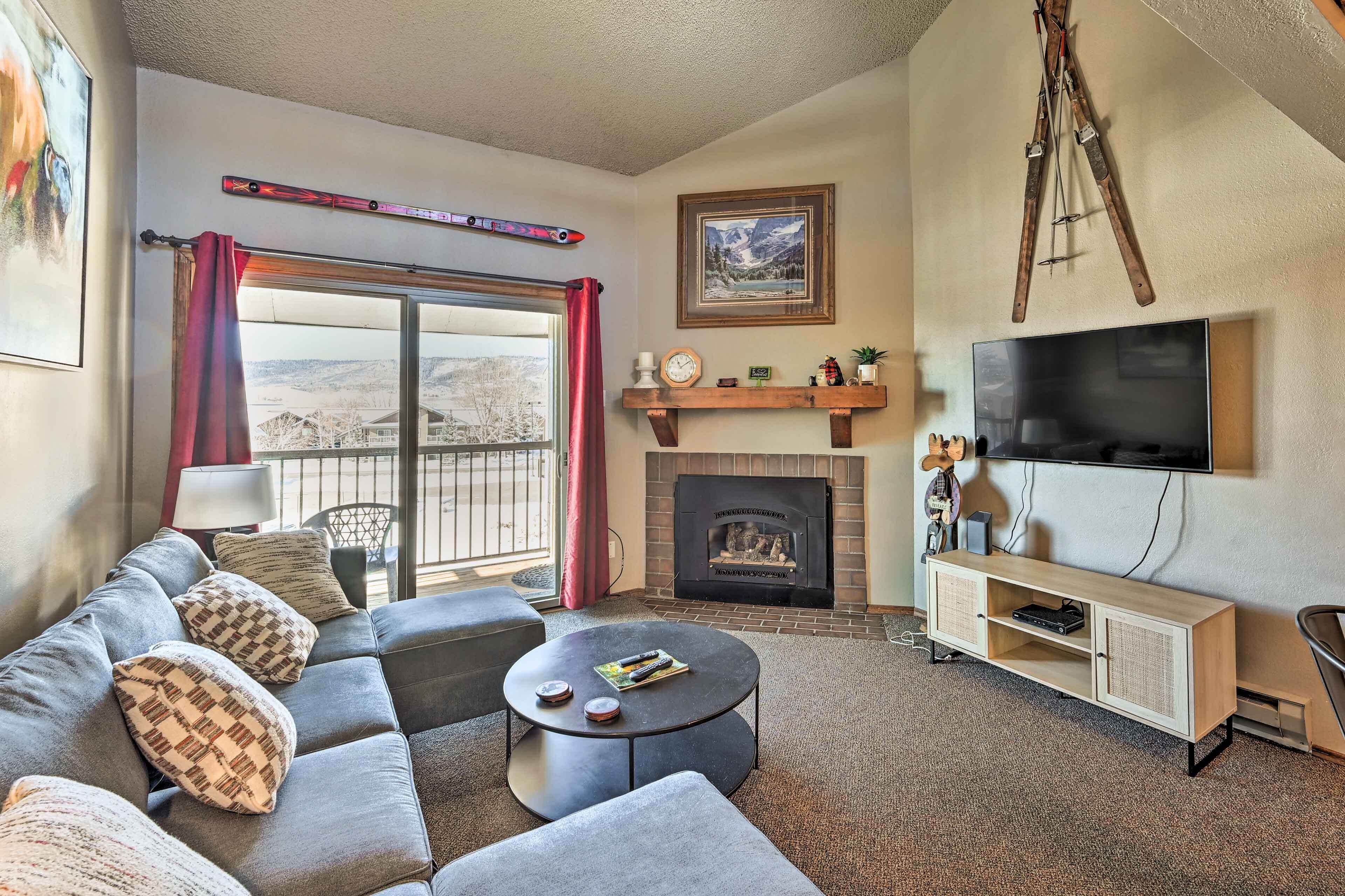 Mountain-view Steamboat Condo < 1 Mi to Ski!