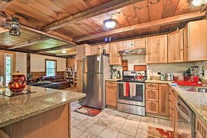 Ferienhaus (2 Bedrooms) | Eigene Küche | Mikrowelle, Ofen, Herdplatte, Geschirrspüler