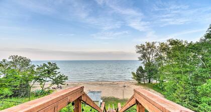 Waterfront Lake Huron Getaway: Private Beach!