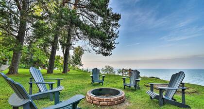 Waterfront Lake Huron Getaway: Private Beach!