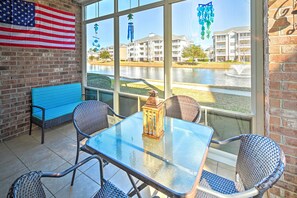 Apartment (3 Bedrooms) | Interior - Screened Porch + Golf On-site: Myrtle Beach Condo (Myrtle Beach)