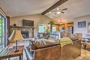 House (3 Bedrooms) | Interior - Screened Porch, Resort Perks: Osage Beach Cabin! (Osage Beach)