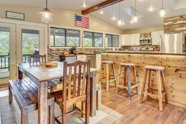 House (3 Bedrooms) | Interior - Troutfest: Anglers Retreat on White River w/ Deck (Cotter)