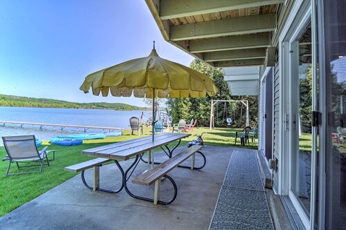 Lakefront Bellaire Getaway w/ Kayaks, Dock & Grill