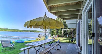 Lakefront Bellaire Getaway w/ Kayaks, Dock & Grill