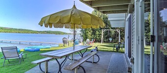 Lakefront Bellaire Getaway w/ Kayaks, Dock & Grill