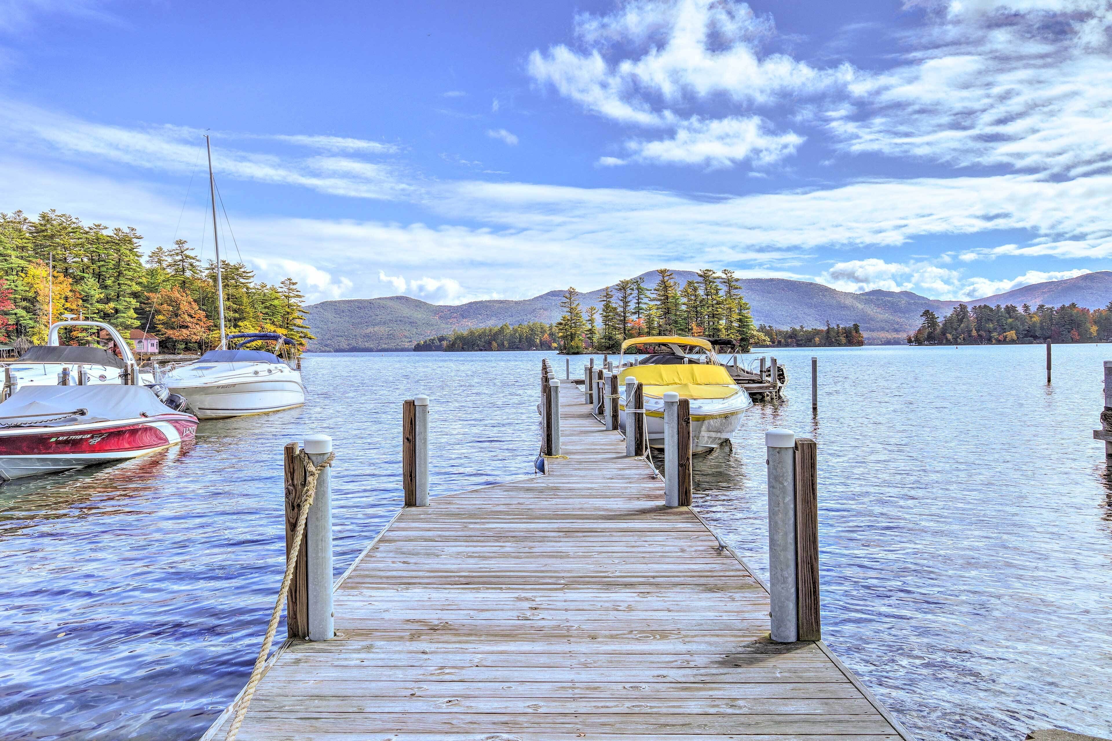 Lake George Getaway Near Restaurants, Shops!