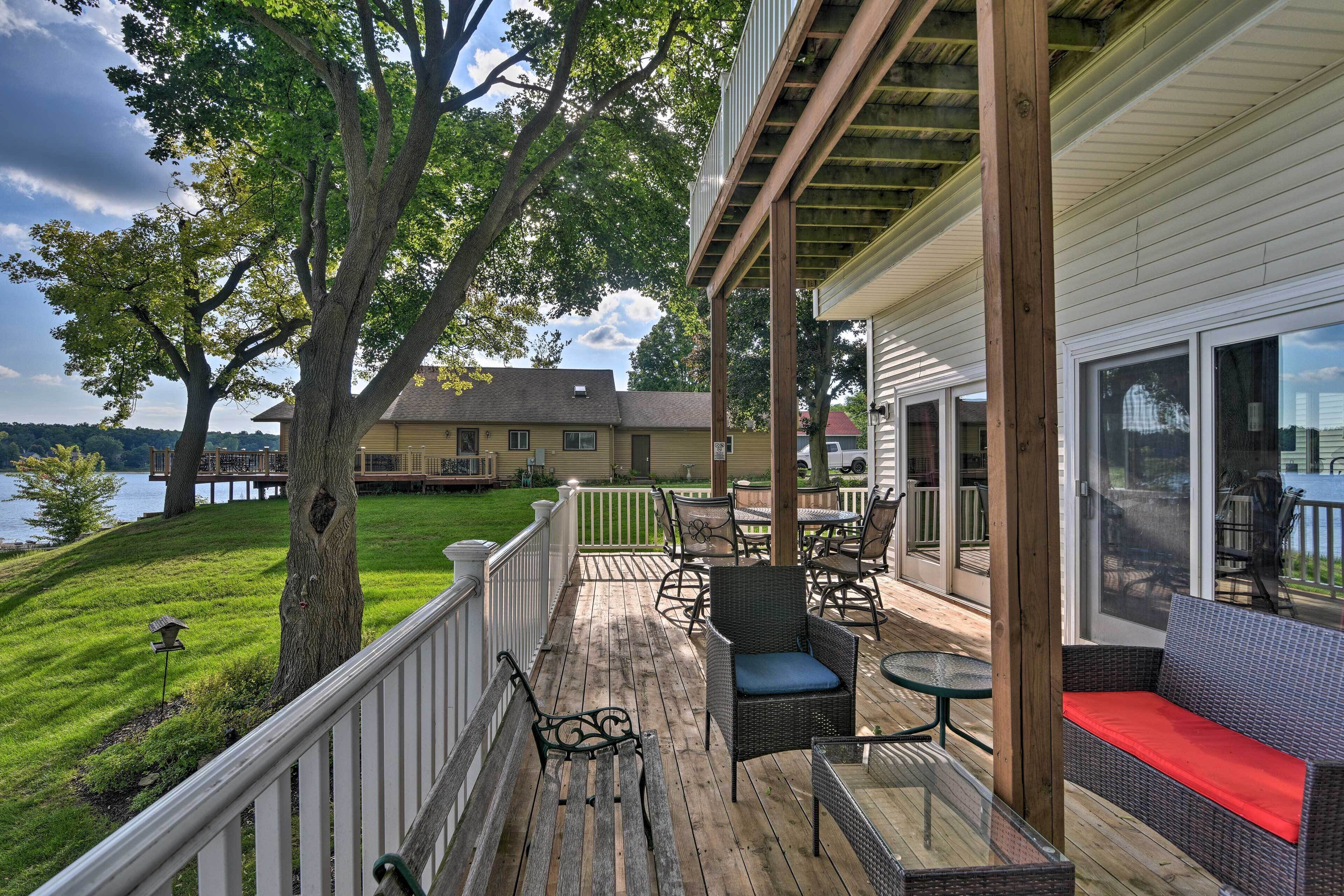 Homey Lakefront Hideaway w/ 2 Decks & Dock!