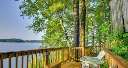 Lakefront Harrisville Cabin w/ Dock & Decks!