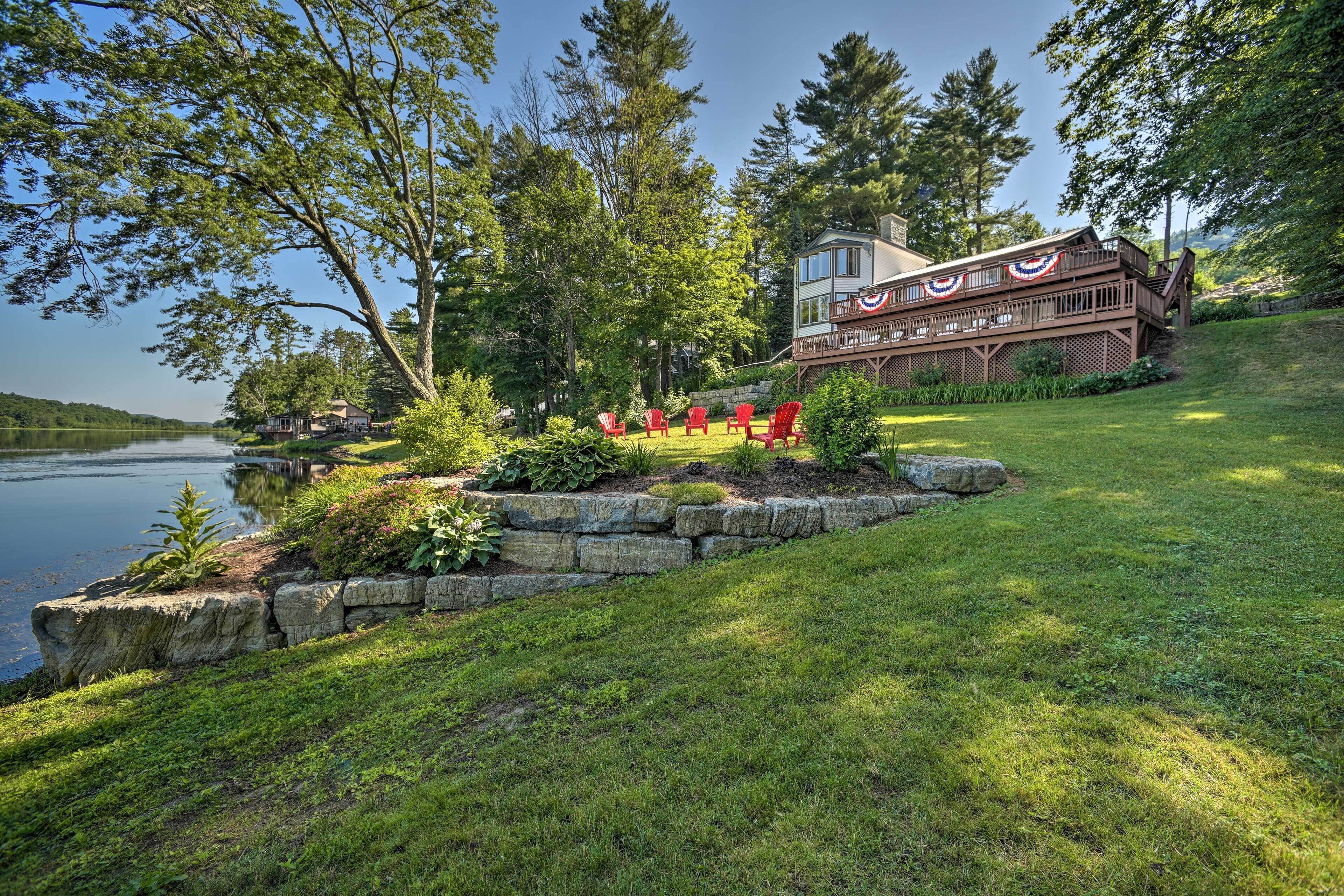 Spacious Wells Oasis w/ Decks on Little Lake!