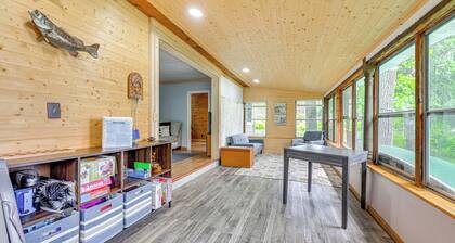Lakefront Cabin w/ Fire Pit, Dock, & Boat Rental