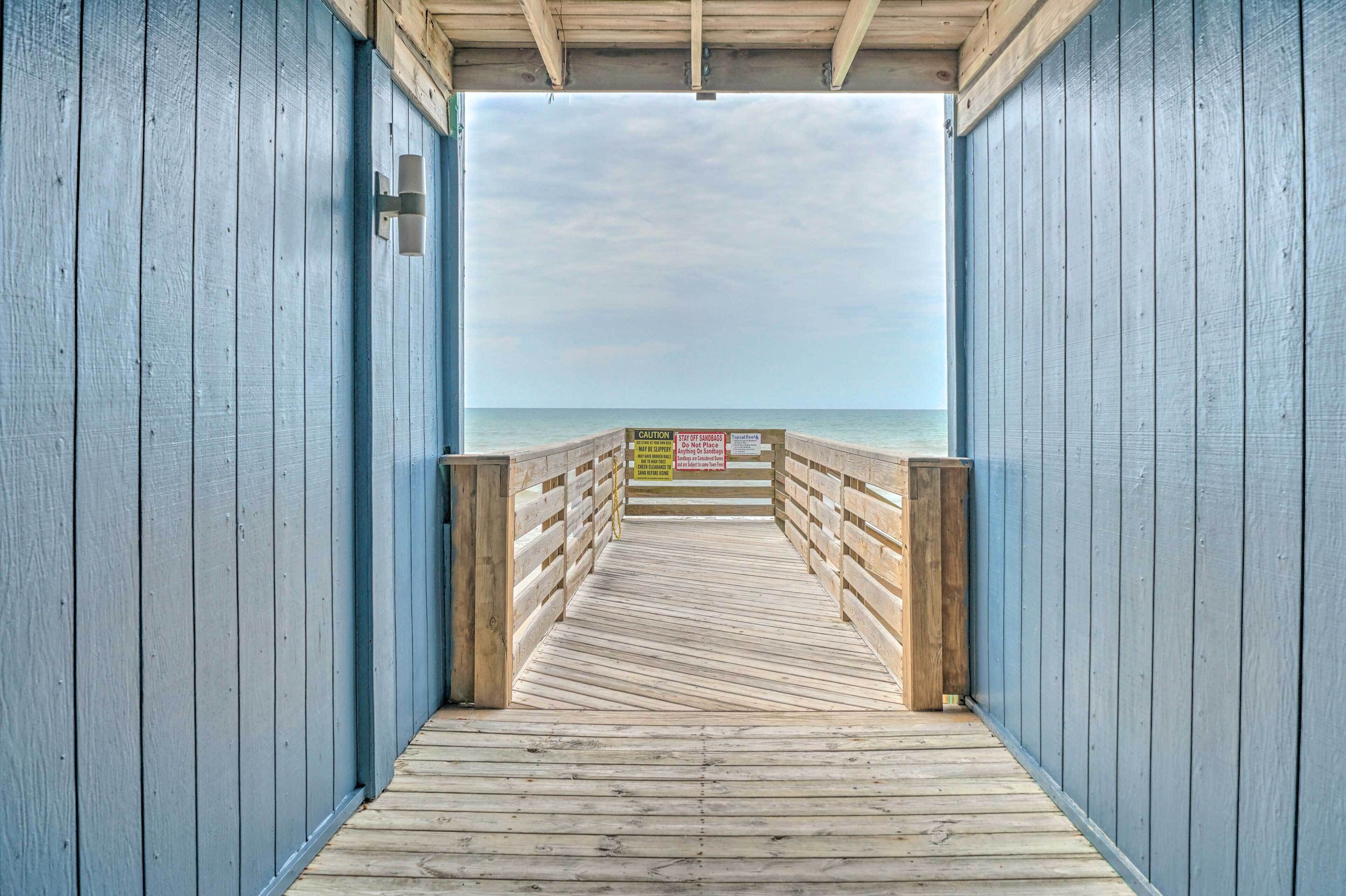 Convenient Retreat w/ Balcony & Ocean Views!