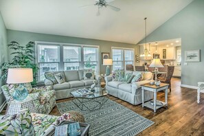House (4 Bedrooms) | Interior - Spacious Beach Cottage w/ Private Dock Access (Ocean Isle Beach)