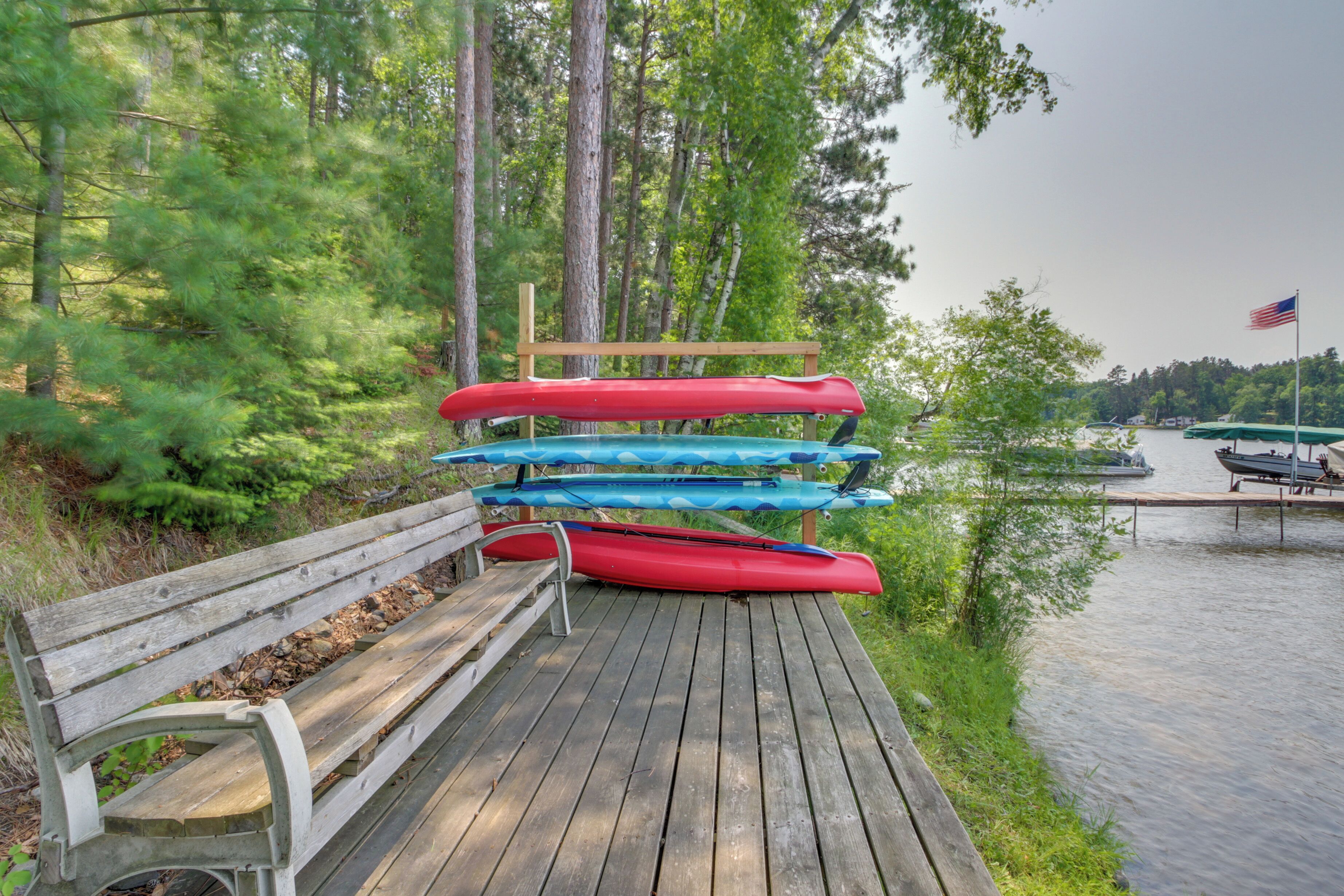Pequot Lakes Cabin Retreat w/ Dock & Bikes!