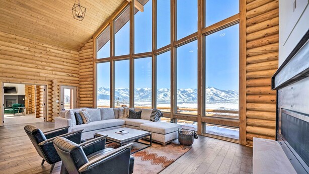 House (5 Bedrooms) | Front of property - Luxe Mountain Cabin w/ Spa, 6 Mi to Park City! (Park City)