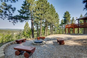 House (2 Bedrooms) | Front of property - 'longview Lodge' w/ Furnished Deck & Fire Pit! (Duck Creek Village)