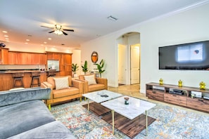 Fireplace - Sunny Sarasota Abode w/ Yard ~ 1 Mi to Dtwn! (Sarasota)