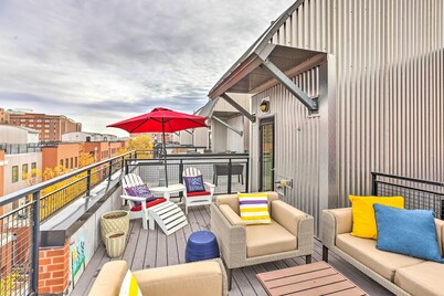 Downtown Condo w/ Rooftop Patio & City Views!