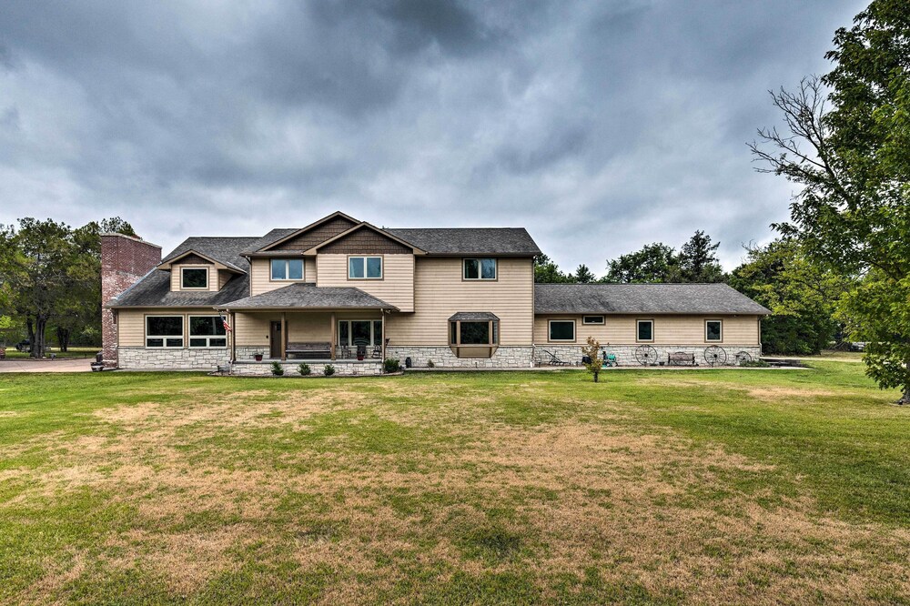 Massive Peck Home w/ Woods & Creek to Explore