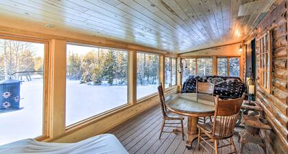Iron River Cabin Rental w/ Fireplace + Deck!