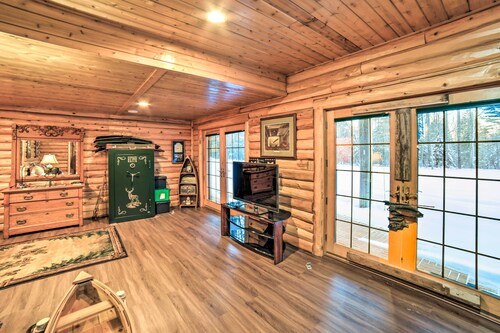 Iron River Cabin Rental w/ Fireplace + Deck!