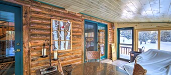 Iron River Cabin Rental w/ Fireplace + Deck!