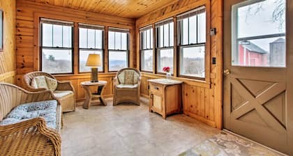 Wisconsin River Valley Farmhouse: Fire Pit & View