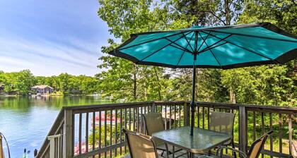 Northern Michigan Lake House w/ Boat Dock + Kayaks