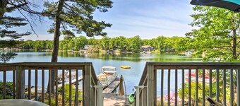11 Mi to Snow Snake Ski! Lake House w/ Boat Dock