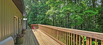 Camp Monroe in Bloomington w/ Deck & Views!