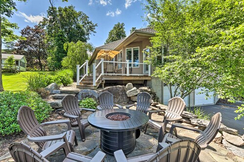 Walk to Lake: Middlefield Home w/ Fire Pit